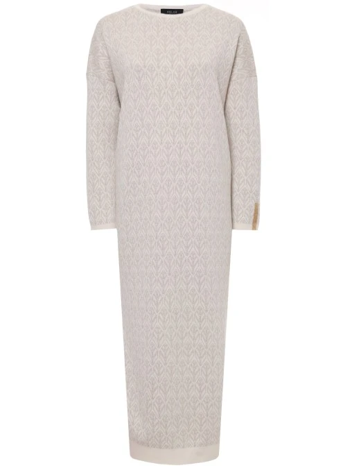 Платье из шелка и кашемира FREE AGE