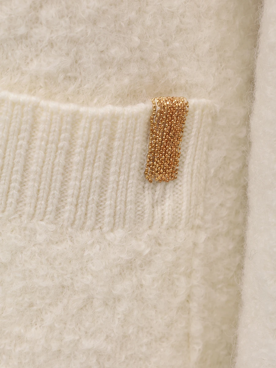 Кардиган из шерсти альпака