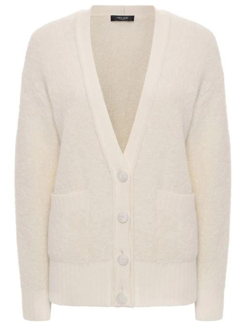 Кардиган из шерсти альпака FREE AGE