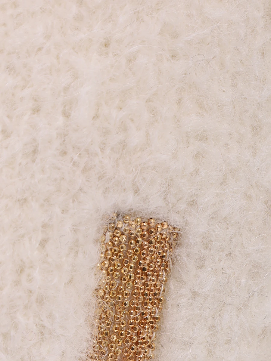 Повязка на голову из шерсти альпака