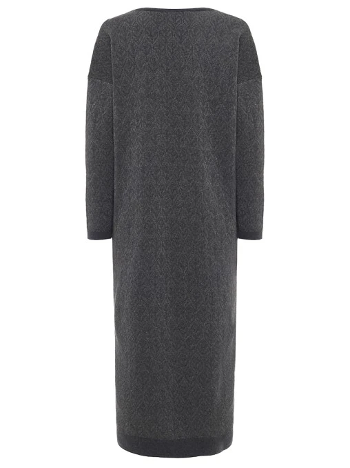 Платье из шелка и кашемира FREE AGE