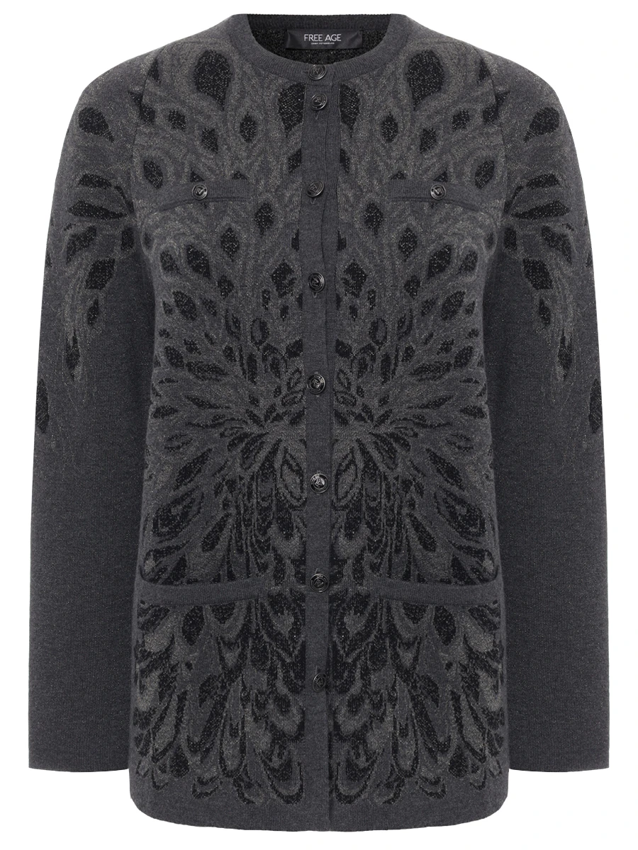 Жакет из шелка и кашемира