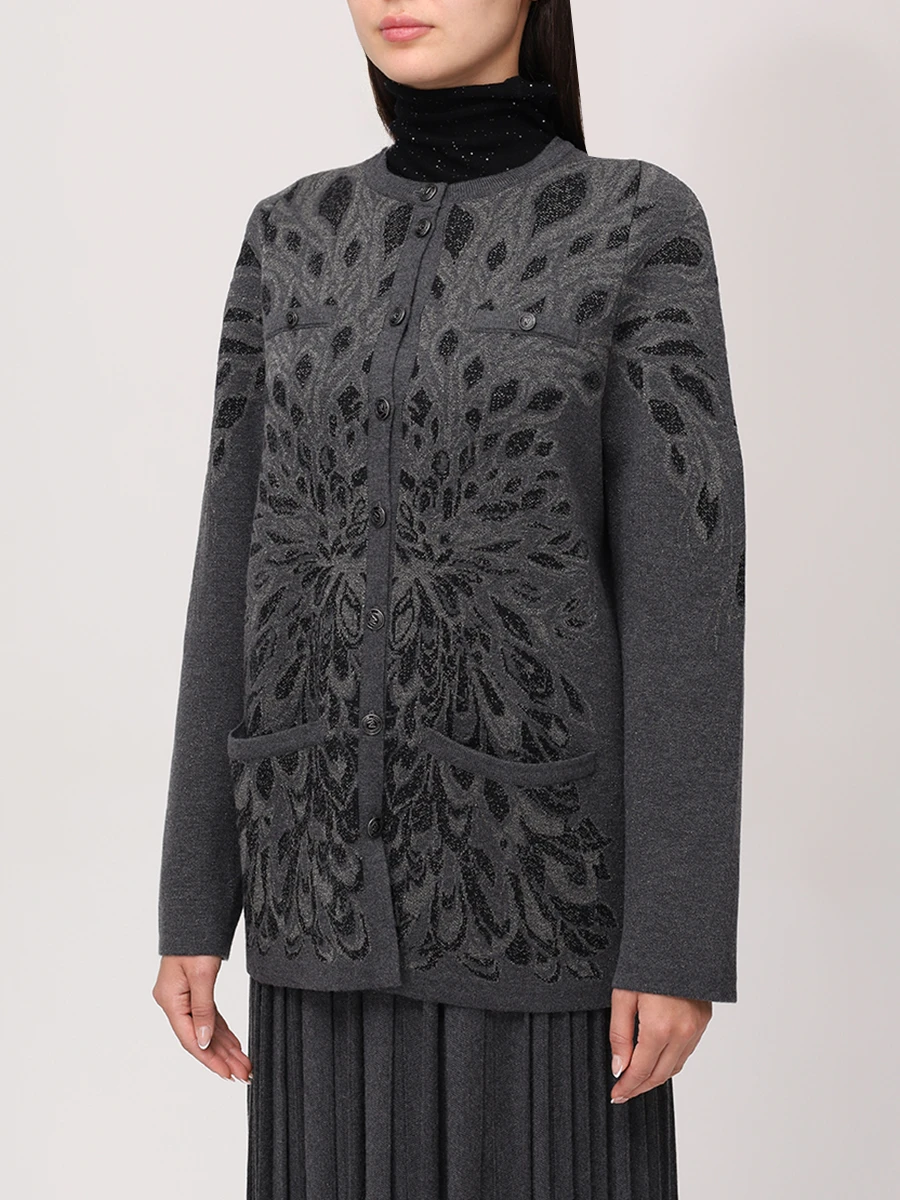 Жакет из шелка и кашемира