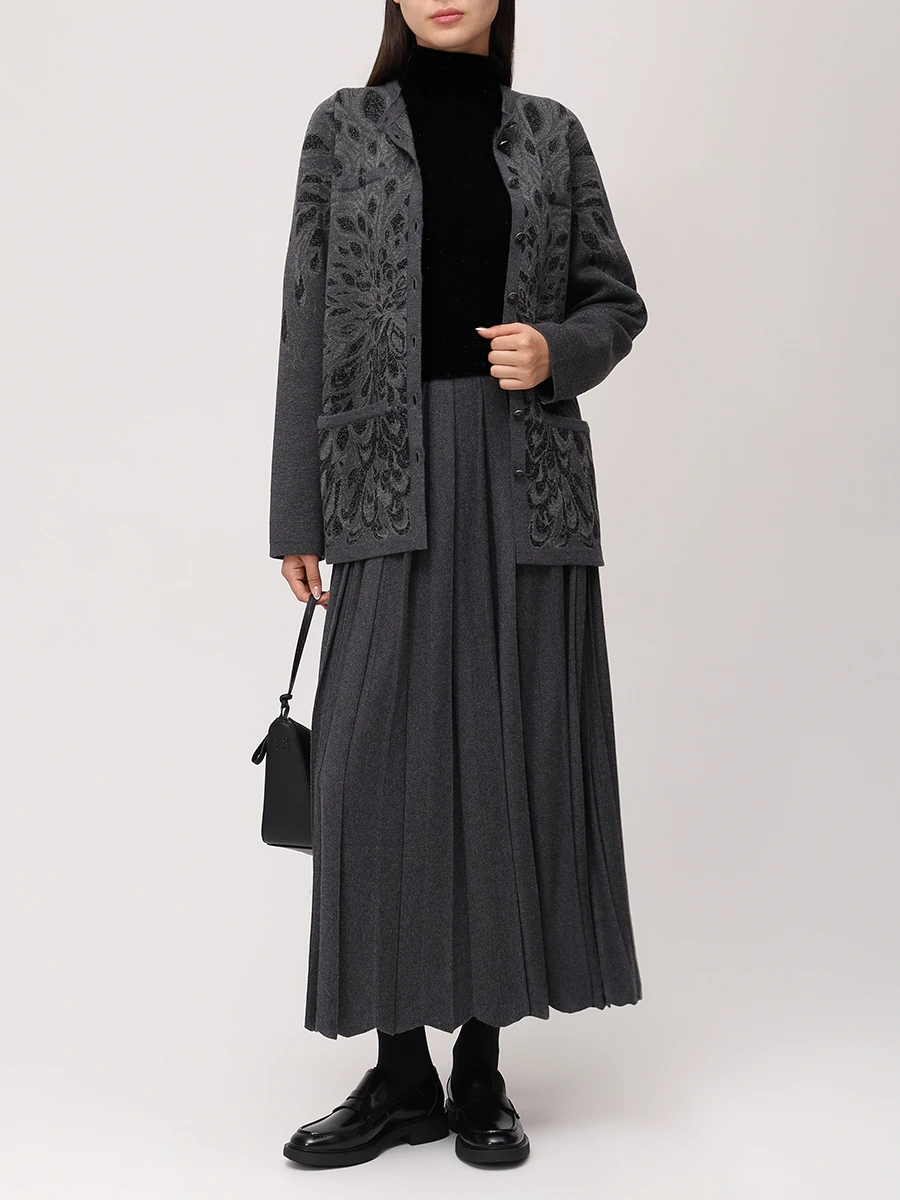 Жакет из шелка и кашемира