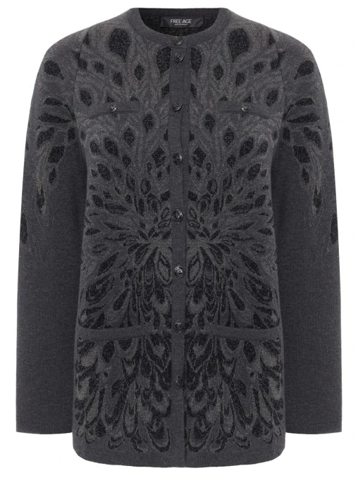 Жакет из шелка и кашемира FREE AGE