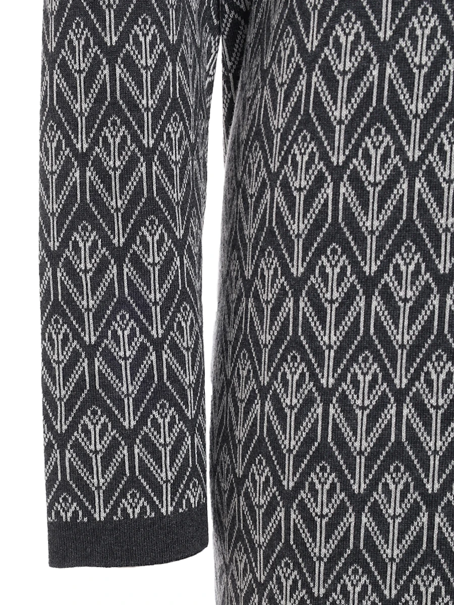 Платье из шелка и кашемира