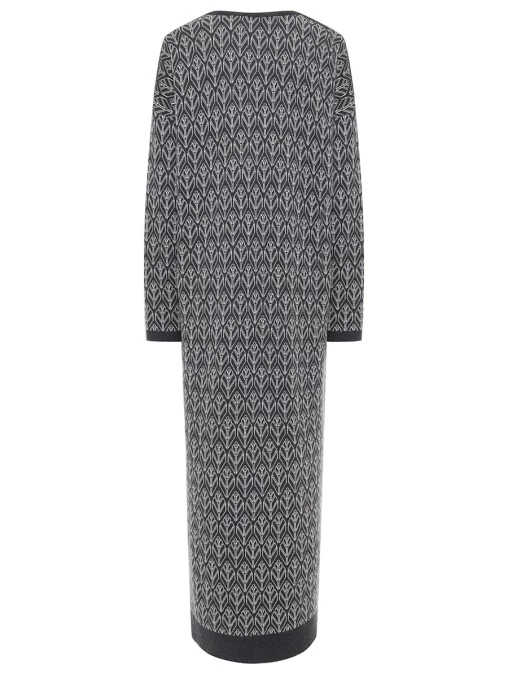 Платье из шелка и кашемира FREE AGE