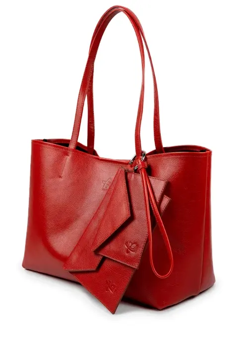 Сумка кожаная ЗНАТЬ