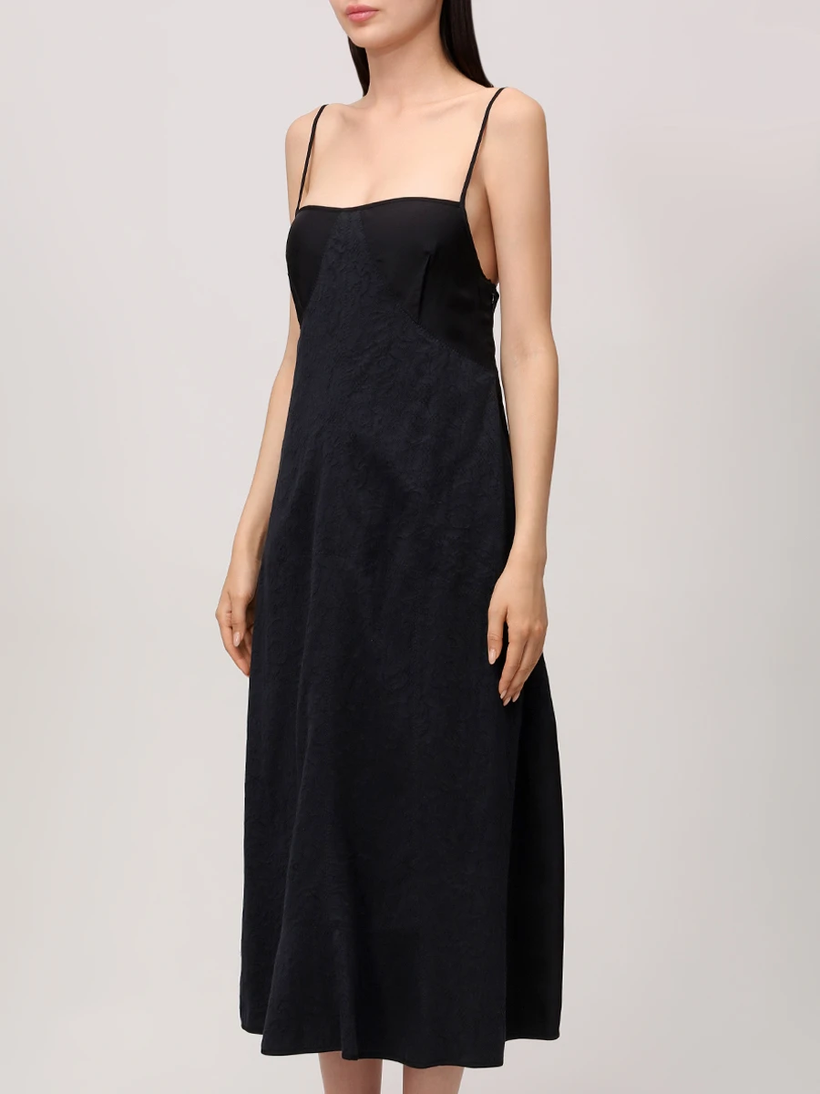 Платье из хлопка и вискозы