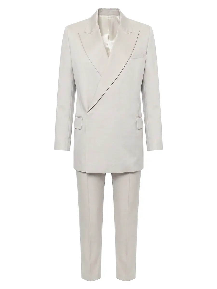 Костюм из шерсти и хлопка