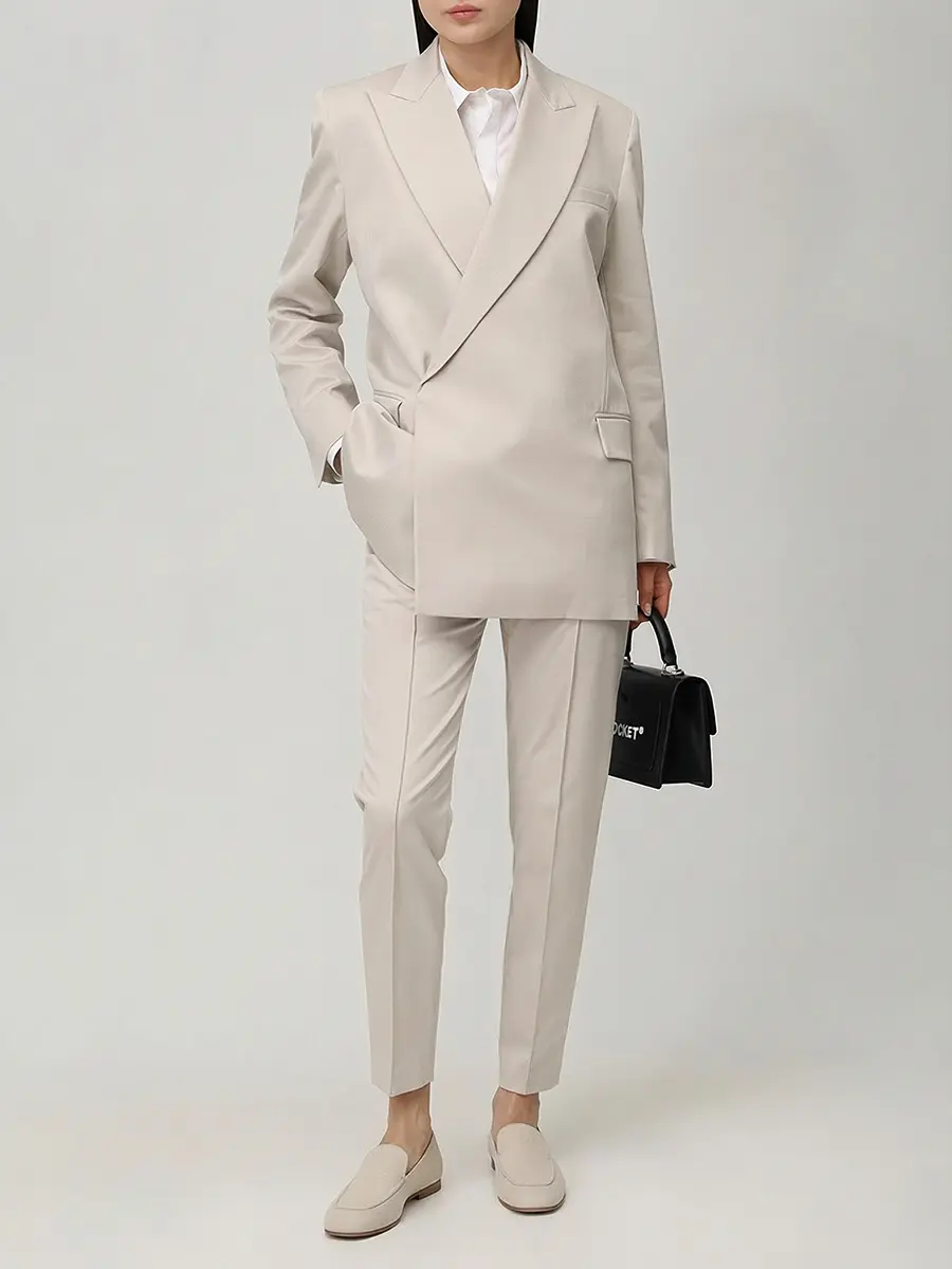 Костюм из шерсти и хлопка