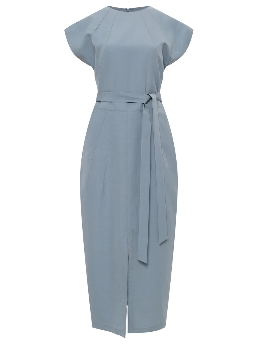 Платье из хлопка и льна Евгения