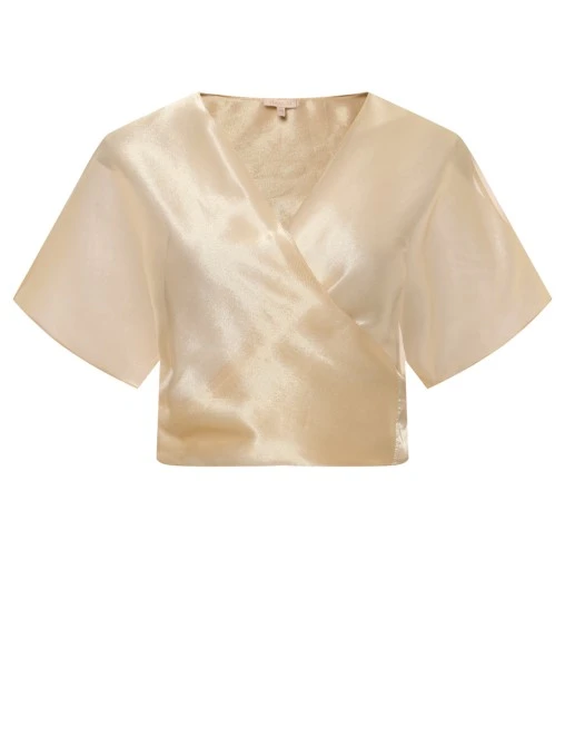 Блуза Лотос из вискозы и шелка HANUM