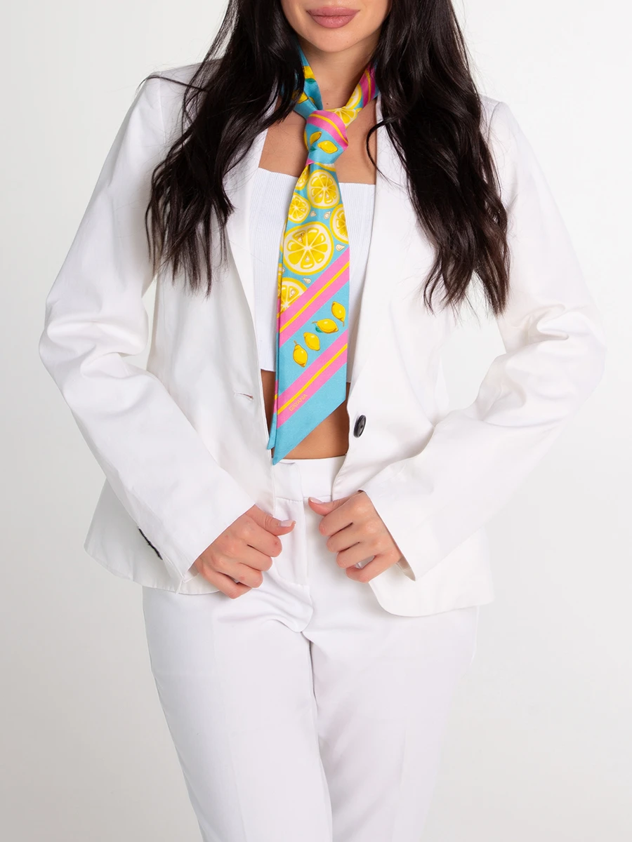 Твилли шелковое Лимоны