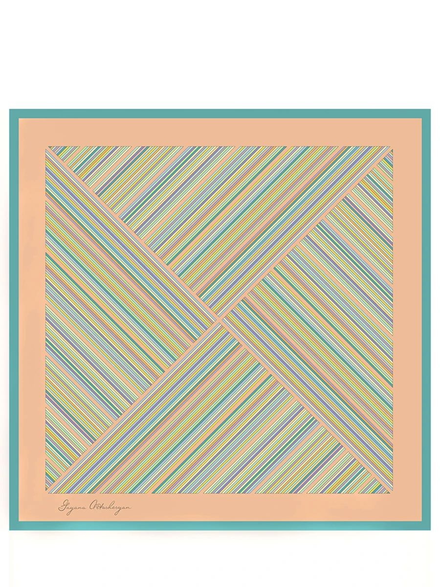 Платок шелковый Полоски