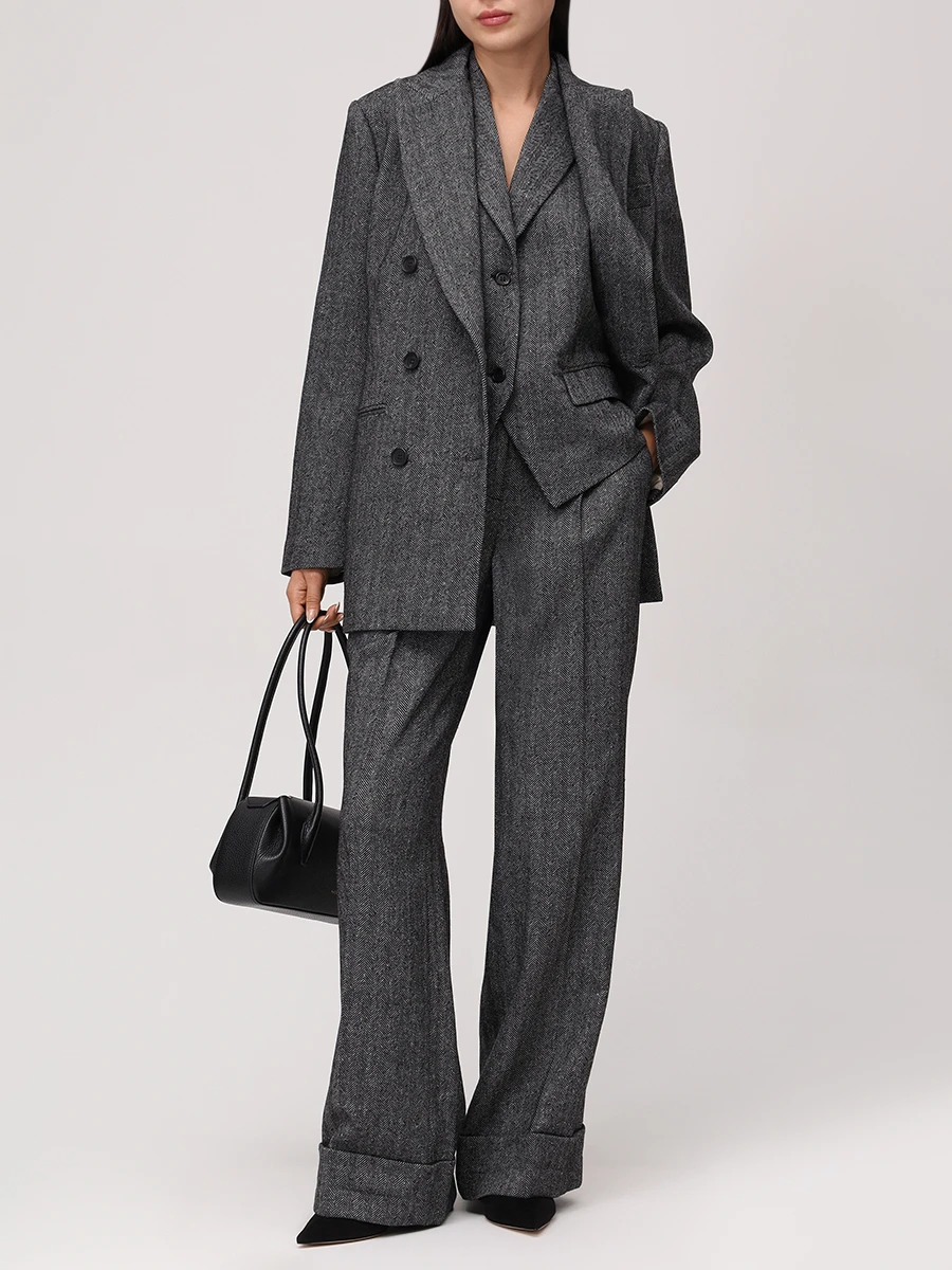 Брюки шерстяные