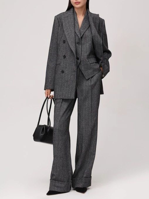 Брюки шерстяные LORENA ANTONIAZZI