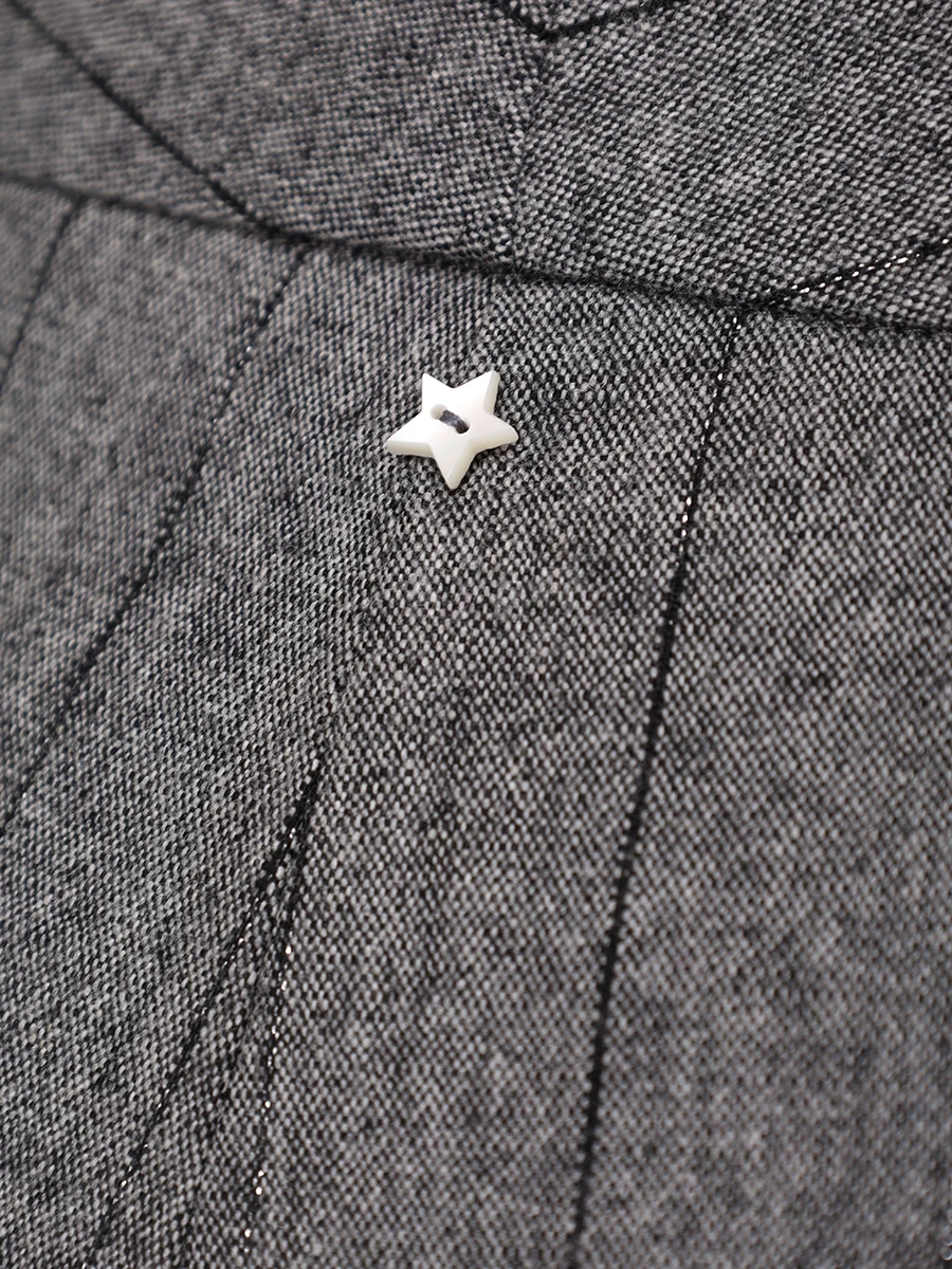 Бермуды из шерсти и вискозы