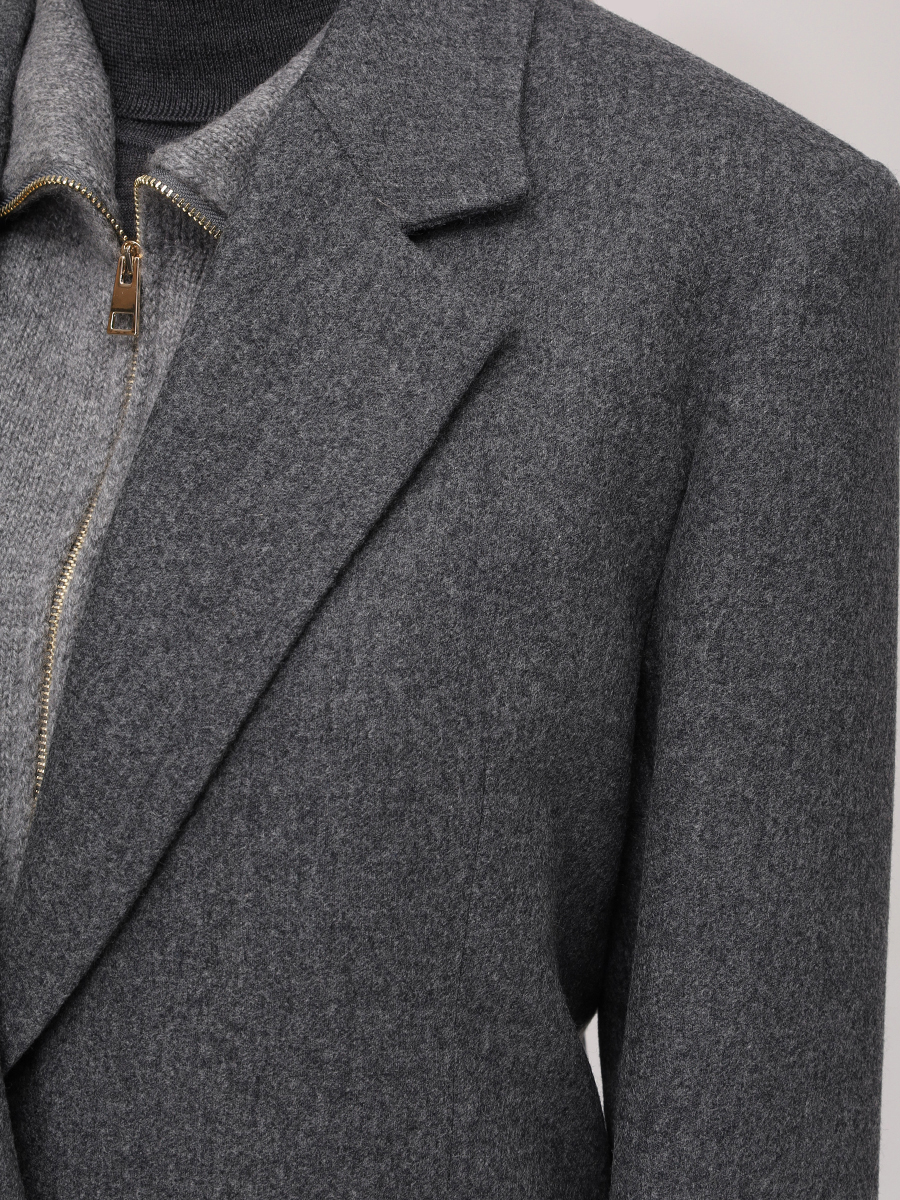 Пальто шерстяное