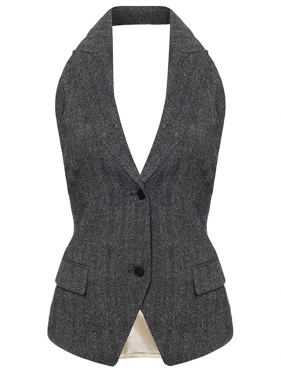 Жилет шерстяной