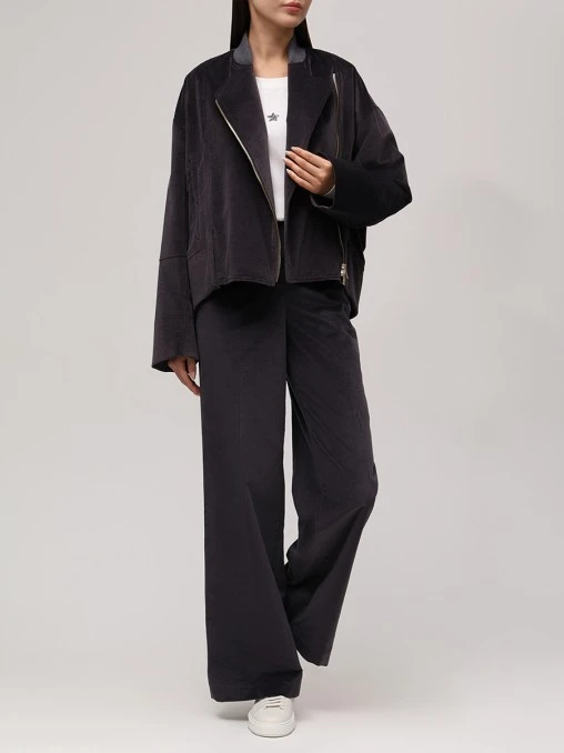 Брюки из хлопка и модала LORENA ANTONIAZZI