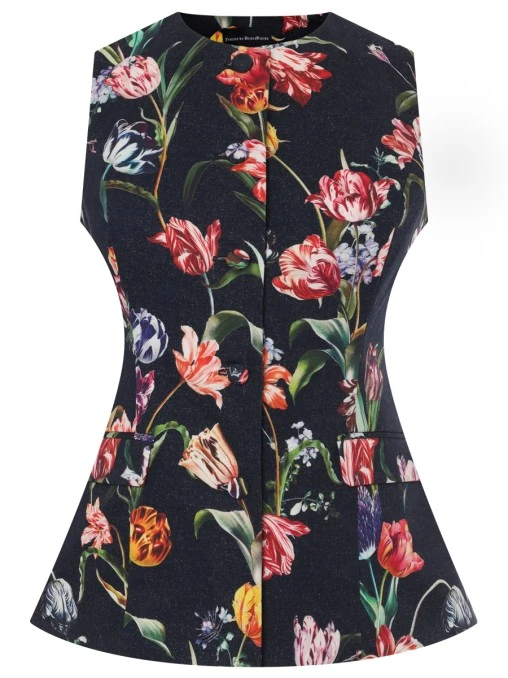 Жилет Toulip хлопковый FEMME DE BEAUMONDE