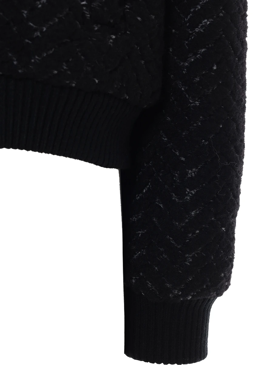 Бомбер Zigzag шерстяной