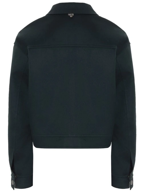 Куртка Dark Green Snake шерстяная FEMME DE BEAUMONDE