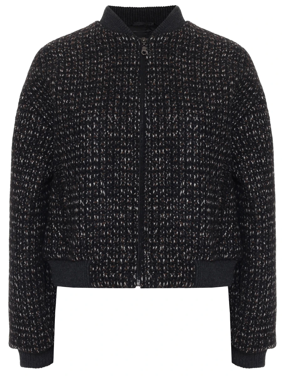 Бомбер Choco твидовый