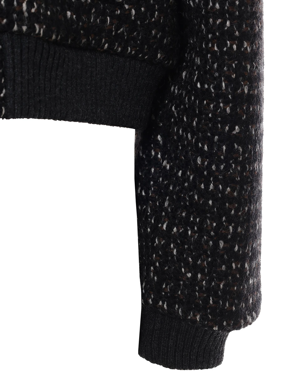 Бомбер Choco твидовый