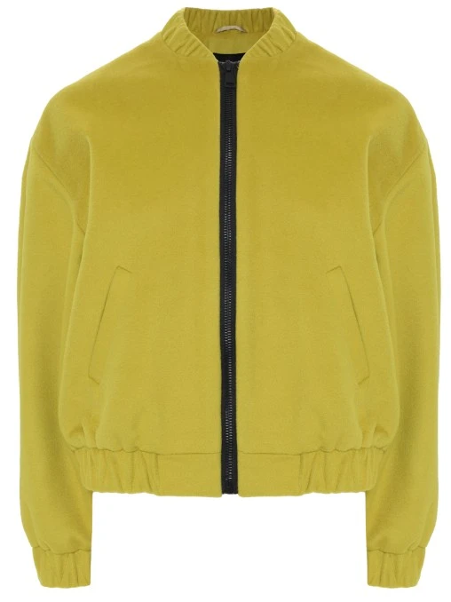 Бомбер Lime sorbet шерстяной FEMME DE BEAUMONDE