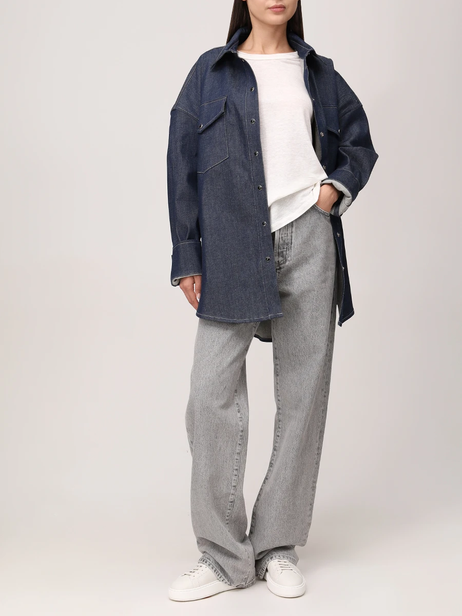 Рубашка хлопковая Relaxed Fit Cozy day