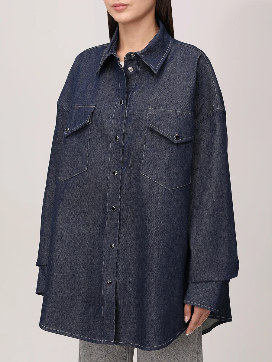 Рубашка хлопковая Relaxed Fit Cozy day