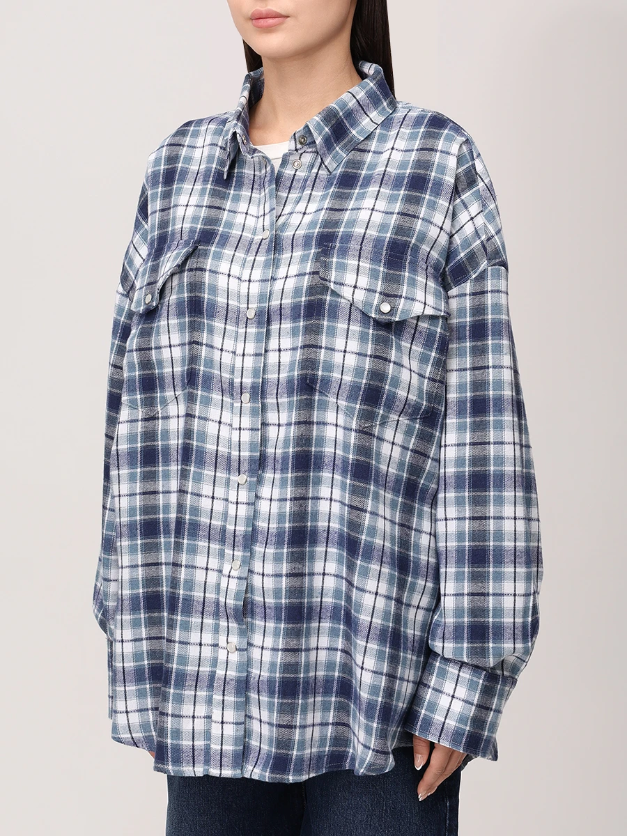 Рубашка Relaxed Fit хлопковая Cozy day