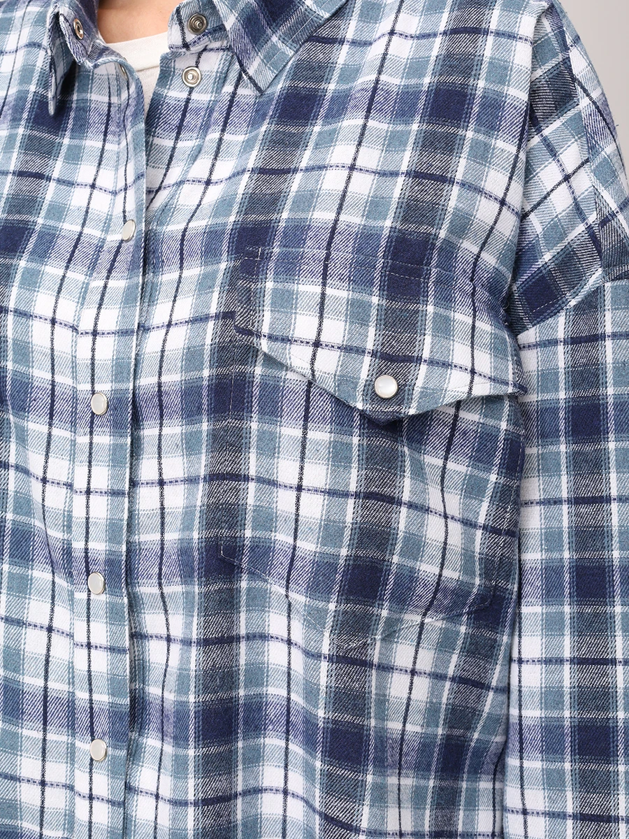 Рубашка Relaxed Fit хлопковая Cozy day