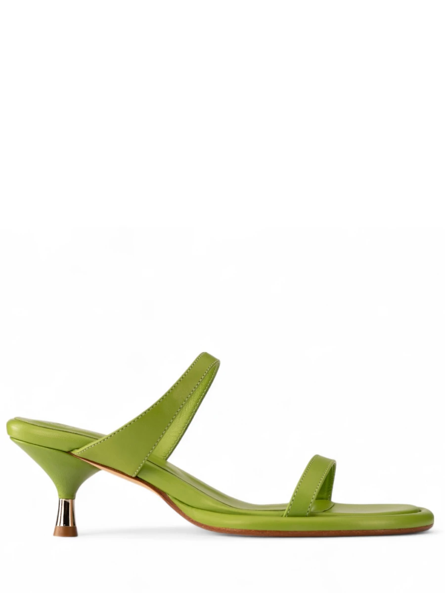 Мюли кожаные