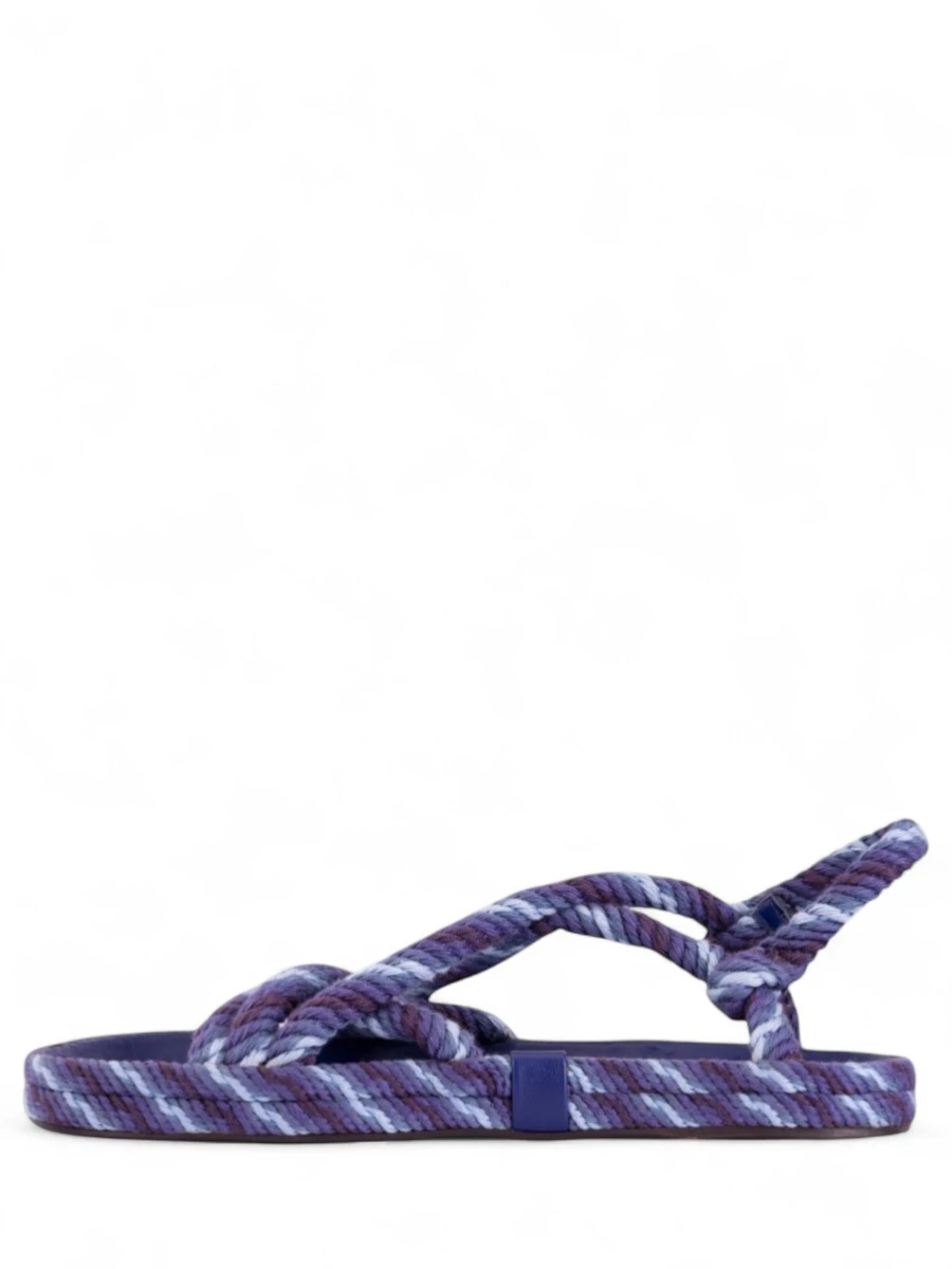 Сандалии текстильные