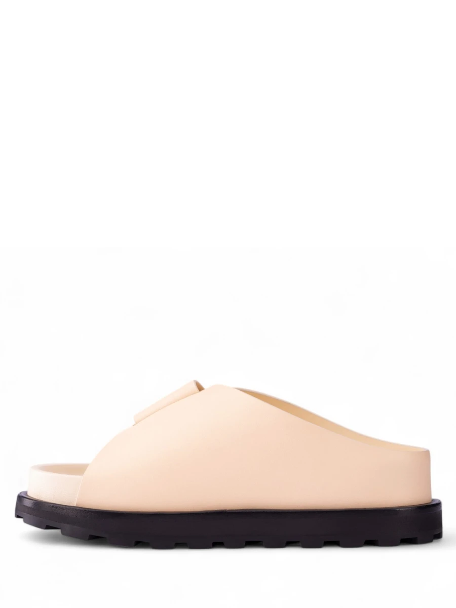 Шлепанцы кожаные