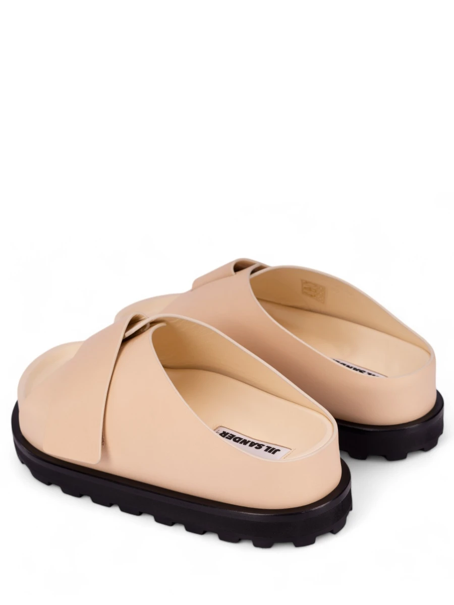 Шлепанцы кожаные