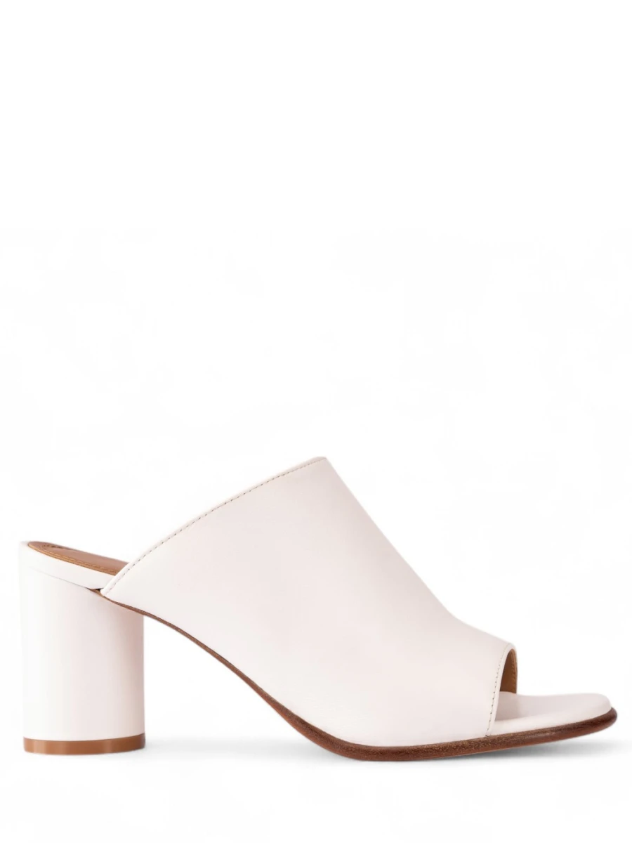 Мюли кожаные