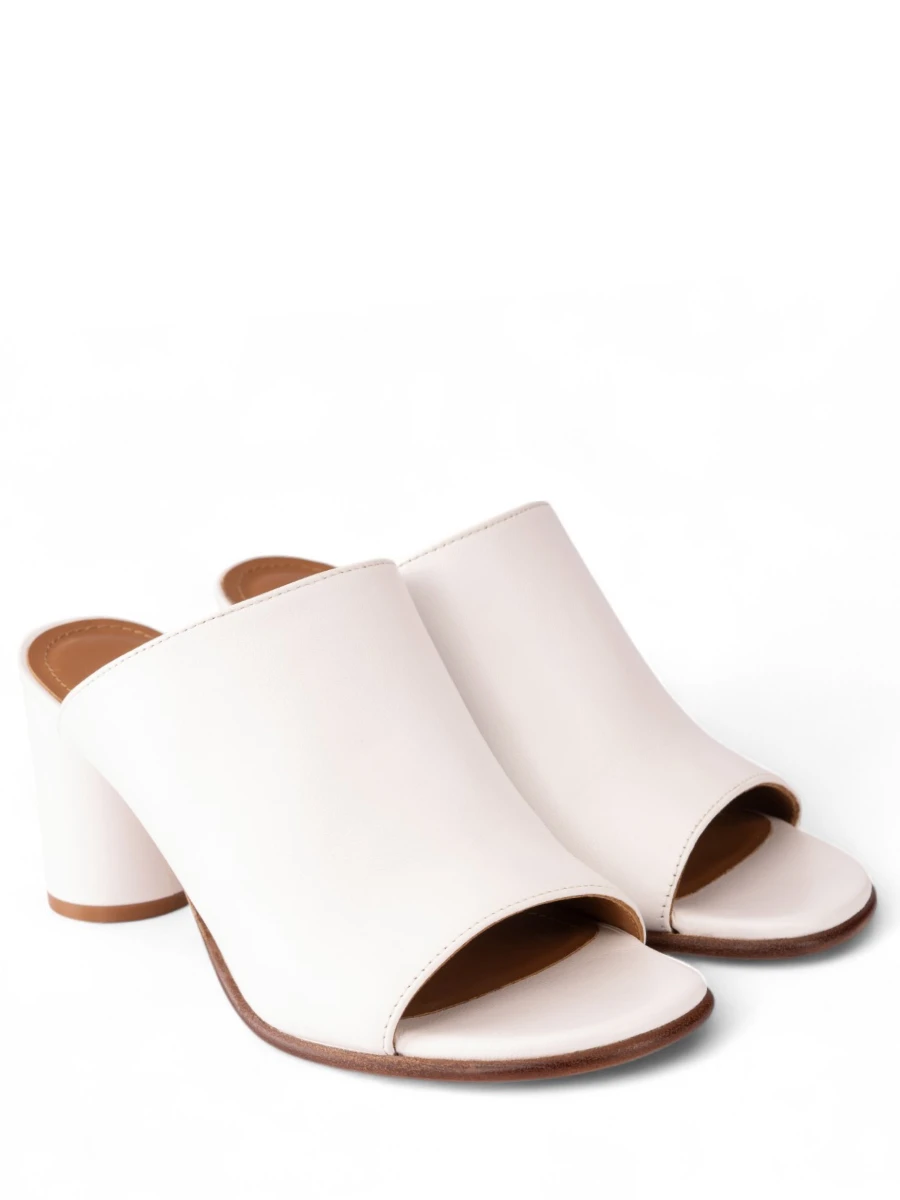 Мюли кожаные