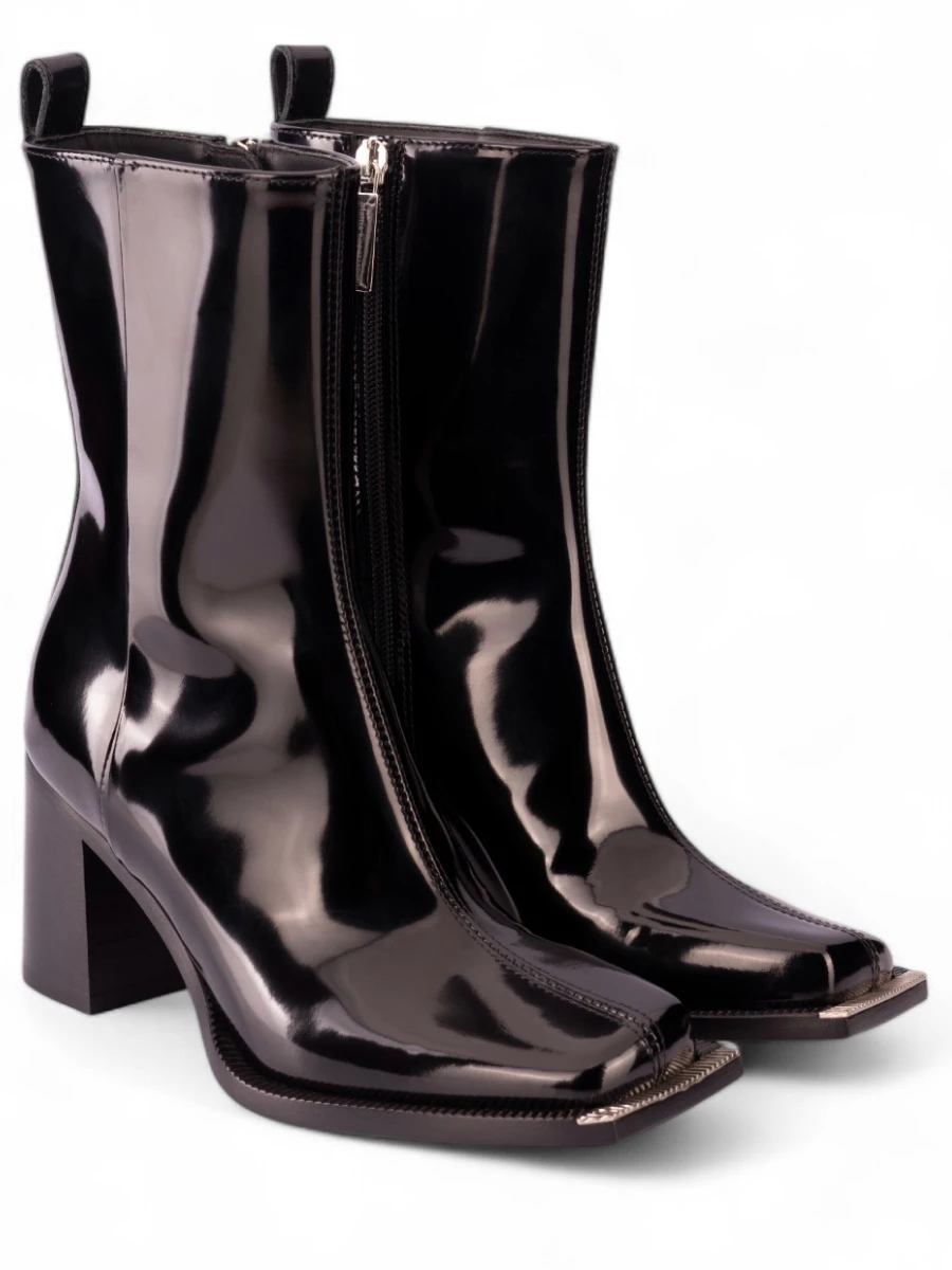 Ботильоны кожаные