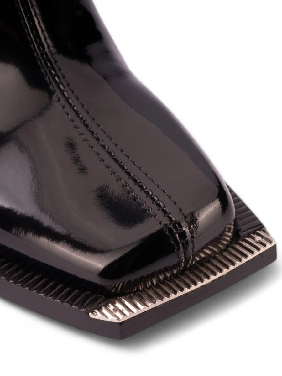 Ботильоны кожаные