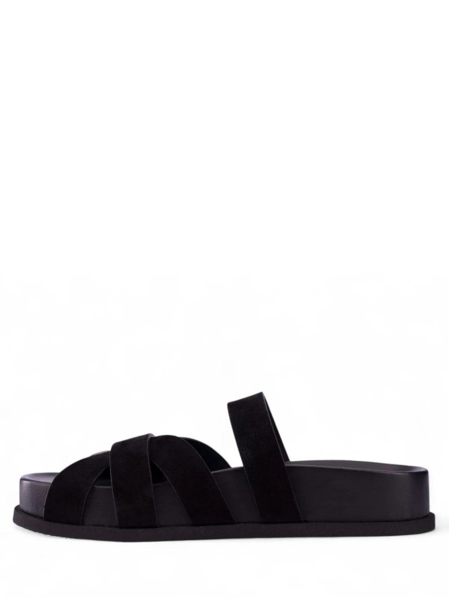 Шлепанцы замшевые