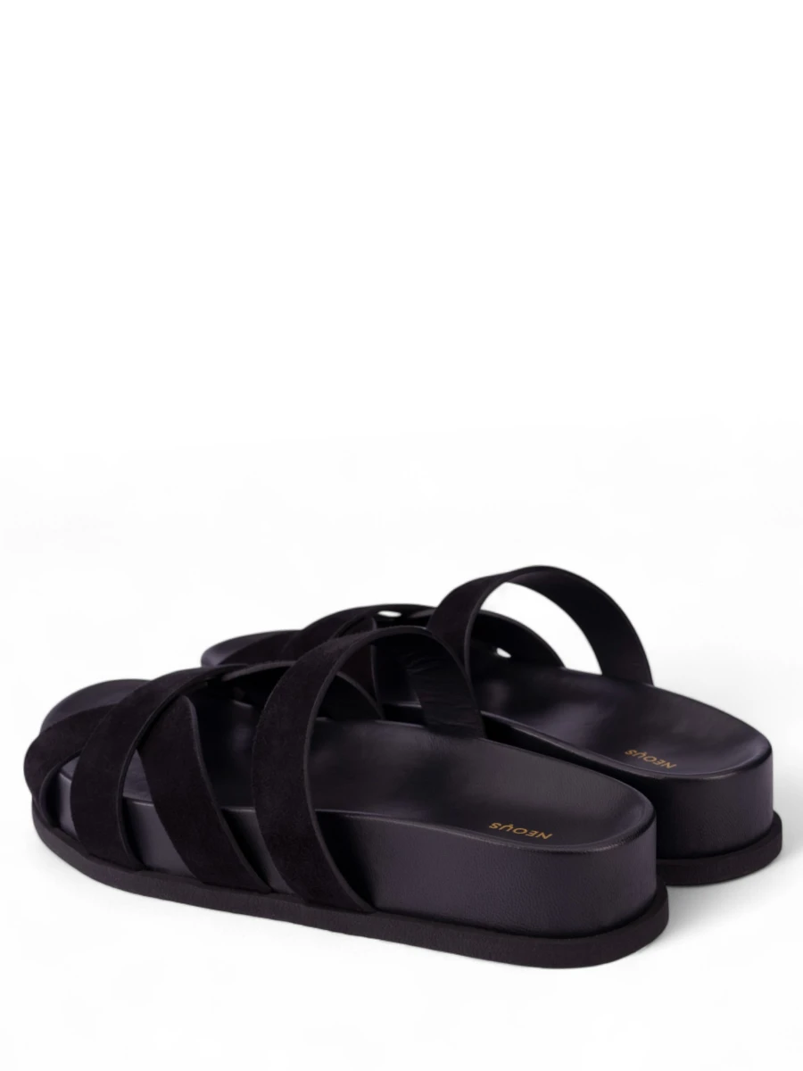 Шлепанцы замшевые