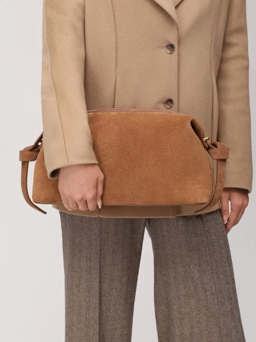 Сумка замшевая Brioche Pouch YUZEFI