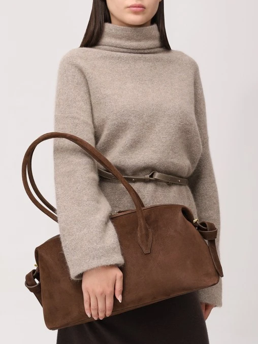 Сумка замшевая Brioche Duffle YUZEFI