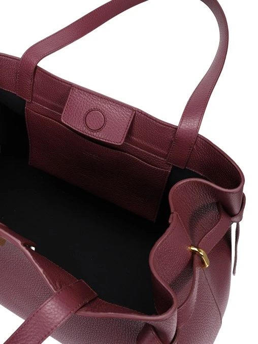 Сумка кожаная Gyoza Tote YUZEFI