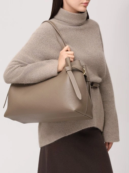 Сумка кожаная Gyoza Tote YUZEFI