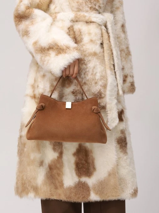 Сумка замшевая Gyoza YUZEFI